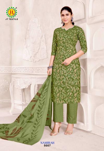 Jt namirah vol-5 cotton dress material wholesale  - wholesale export